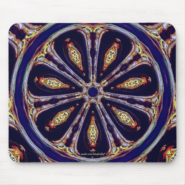 Tapis De Souris Roue de couleur Mousepad (Devant)