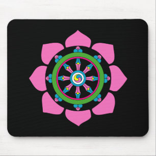 Tapis De Souris Roue de Dharma