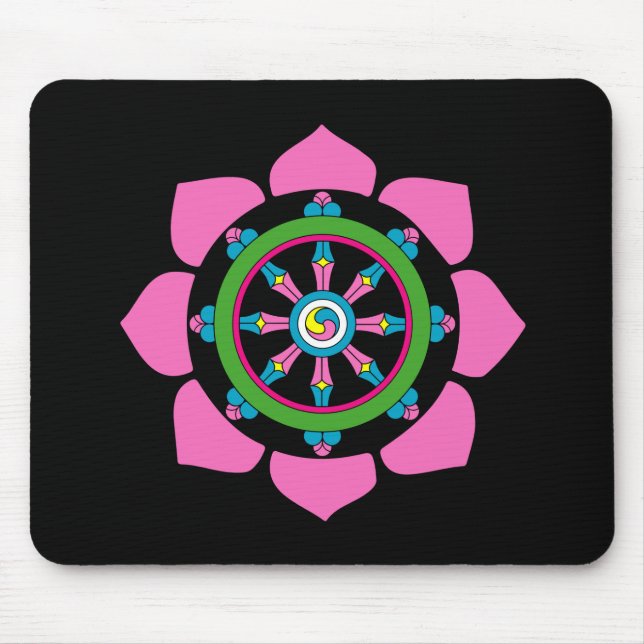 Tapis De Souris Roue de Dharma (Devant)