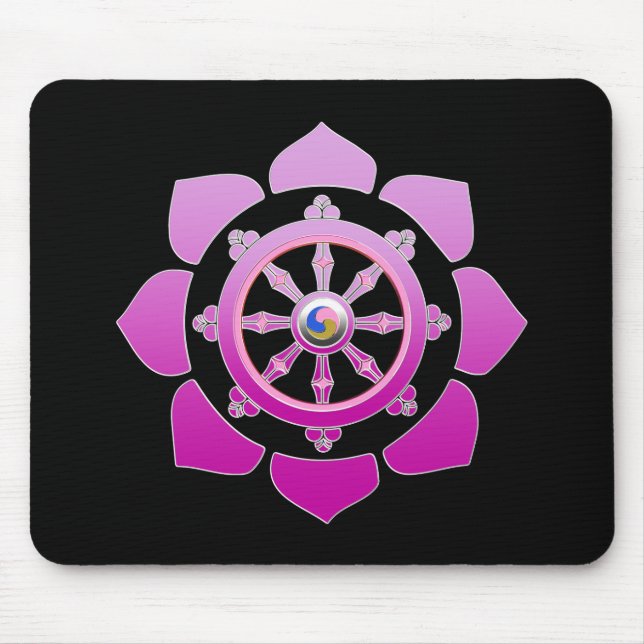 Tapis De Souris Roue de Dharma (Devant)