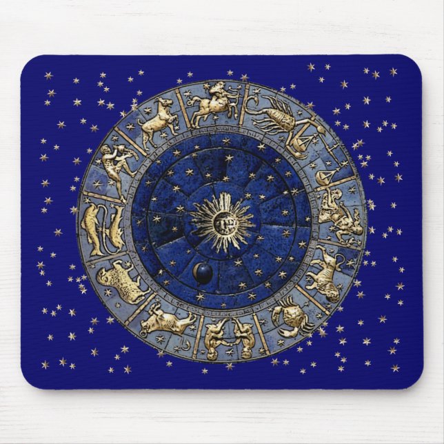 Tapis De Souris Roue de zodiaque (Devant)
