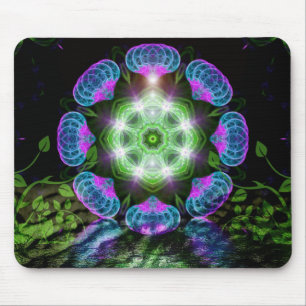 Tapis De Souris Roue fractale Ferris Mousepad