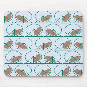 Tapis De Souris Roue Mousepad de hamster