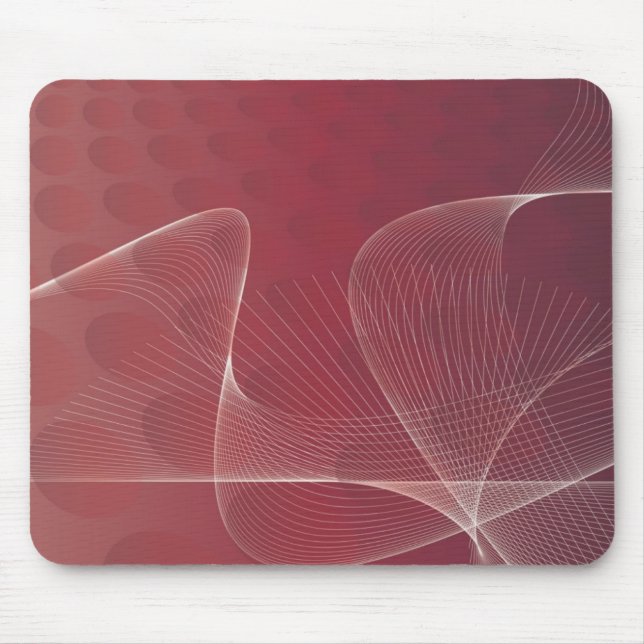 tapis de souris rouge abstrait (Devant)