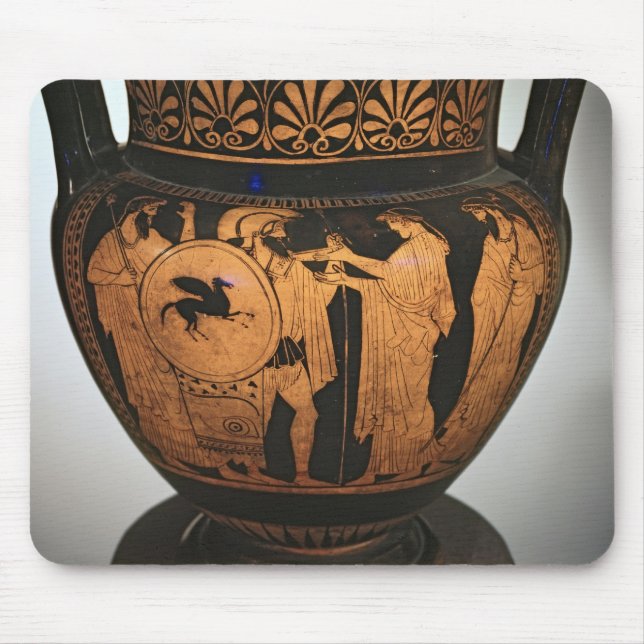 Tapis De Souris Rouge-chiffre krater (Devant)