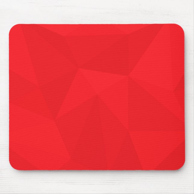 Tapis De Souris Rouge, cool, unique, tendance, conception géométri (Devant)