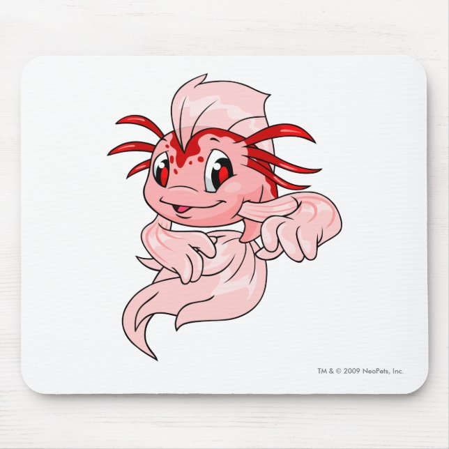 Tapis De Souris Rouge de Koi (Devant)