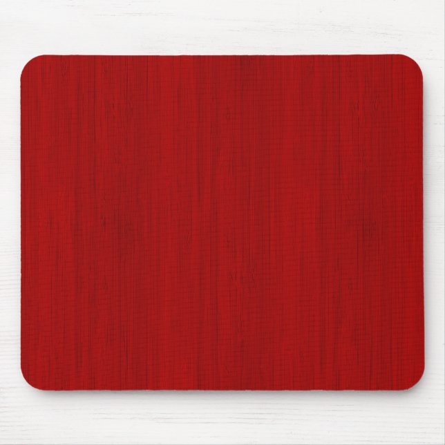 Tapis De Souris Rouge de marron Bambou en bois look (Devant)
