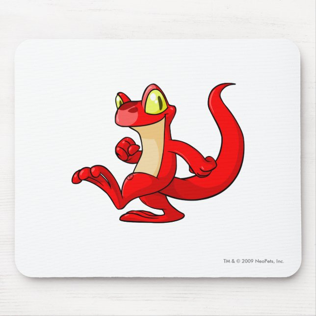 Tapis De Souris Rouge de Techo (Devant)