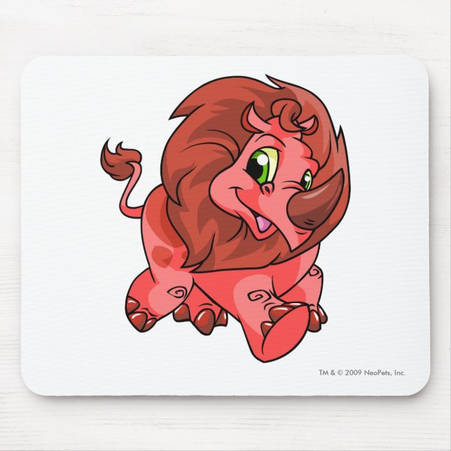 Tapis De Souris Rouge de Tonu (Devant)