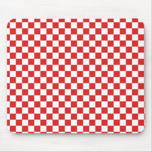 Tapis De Souris Rouge et blanc