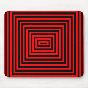 Tapis de souris rouge et noir