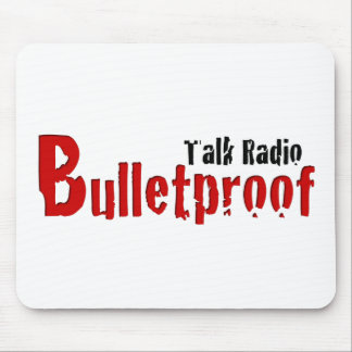 Tapis de souris rouge et noir de BPTR de titre de