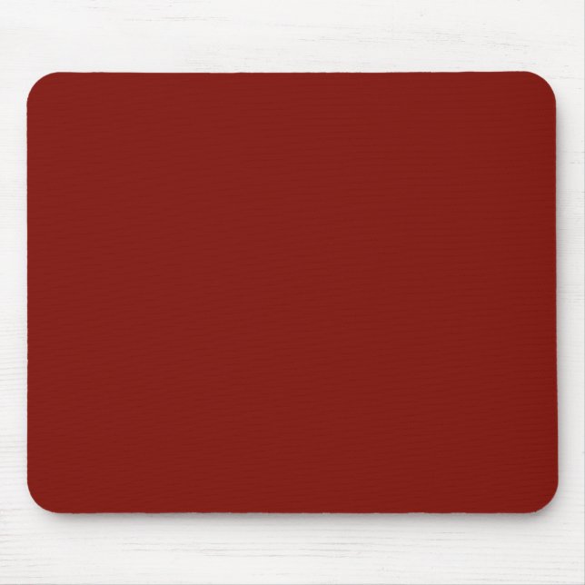 Tapis De Souris Rouge grange (couleur solide) (Devant)