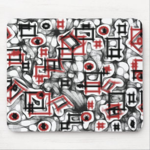 Tapis De Souris Rouge partout