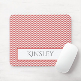 Tapis De Souris Rouge simple Chevron personnalisé Pad de souris