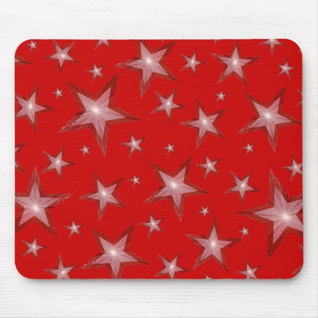 Tapis De Souris Rouge Stars mousepad rouge (Devant)