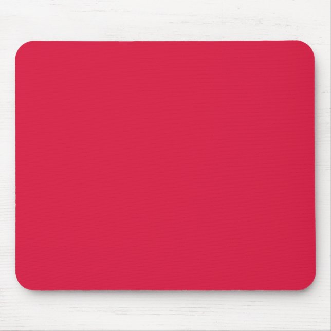 Tapis De Souris Rouge Uni (Devant)