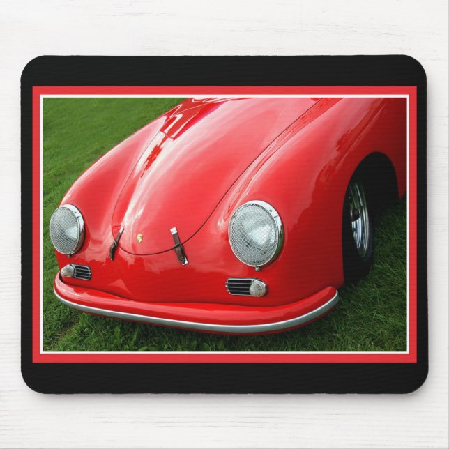 Tapis De Souris Rouge vintage (Devant)
