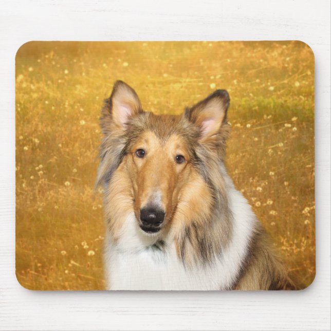 Tapis De Souris Rough Collie (Devant)