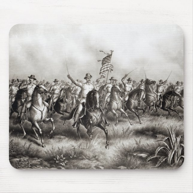 Tapis De Souris Rough Riders : Colonel Theodore Roosevelt (Devant)