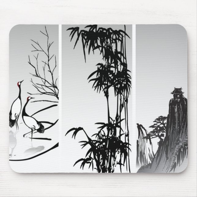Tapis De Souris Rouleau oriental vertical (Devant)
