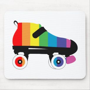 Tapis De Souris roulettes arc-en-ciel