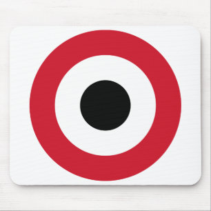 Tapis De Souris Roundel de l'armée de l'air du Yémen