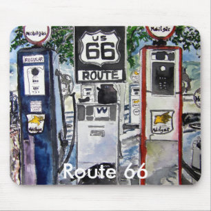 Tapis De Souris route_66, itinéraire 66