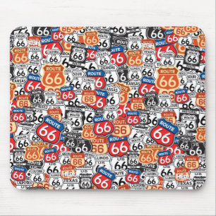 Tapis De Souris Route 66 Signes routiers