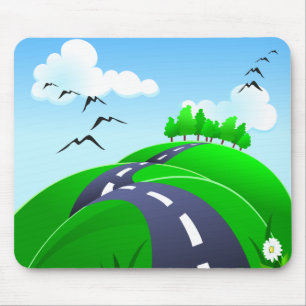 Tapis De Souris Route de Hilly, mousepad