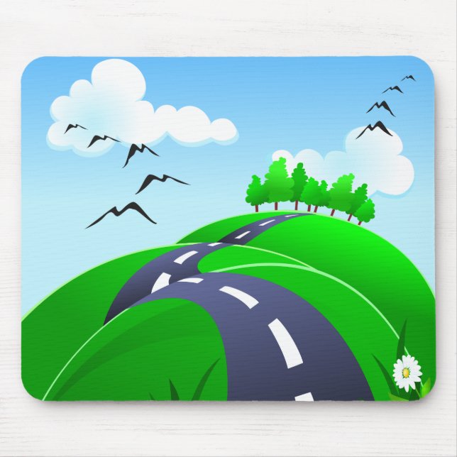 Tapis De Souris Route de Hilly, mousepad (Devant)
