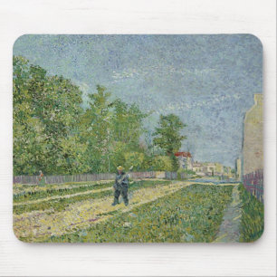 Tapis De Souris Route, Épaule paysanne, Art Plat Van Gogh