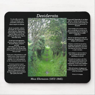 Tapis De Souris Route Mousepad d'herbe de DESIDERATA