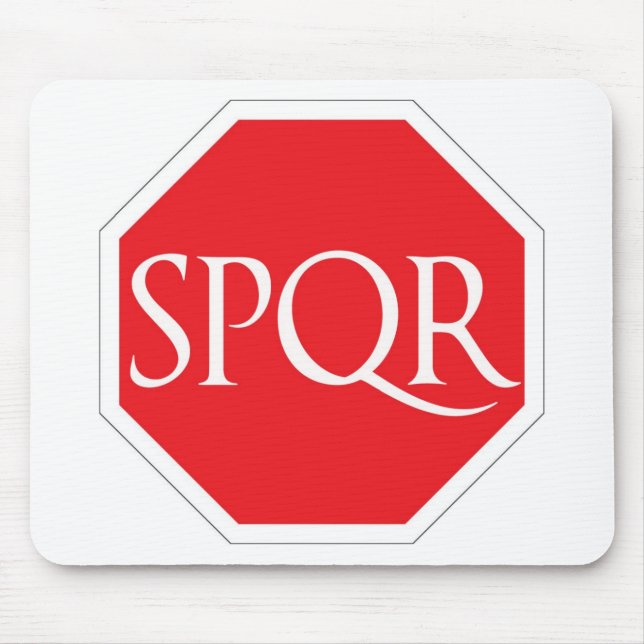 Tapis De Souris Route romaine de SPQR (Devant)