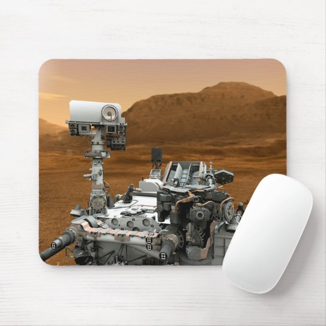 Tapis De Souris Rover Curiosity Du Laboratoire Scientifique Mars.  (Avec souris)