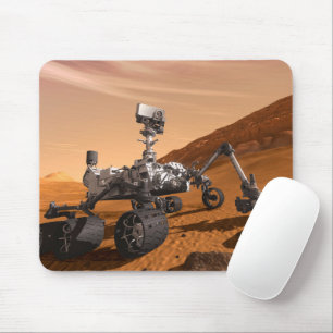 Tapis De Souris Rover Curiosity Du Laboratoire Scientifique Mars.