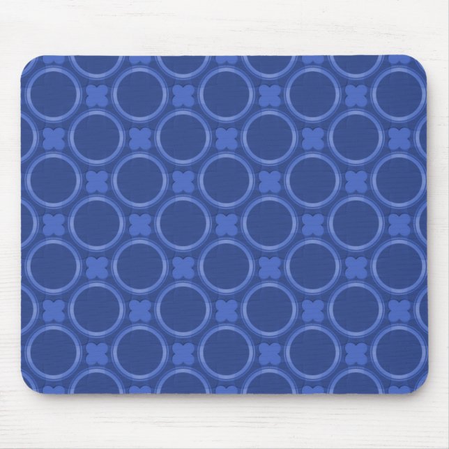 Tapis De Souris Royal Blue Quirky Charm Mousepad (Devant)