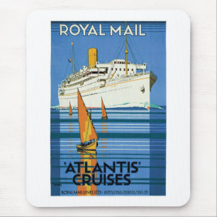 Tapis De Souris Royal Mail "Atlantis Cruises"