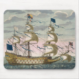 Tapis De Souris Royal (navire amiral) de la flotte anglaise, voler