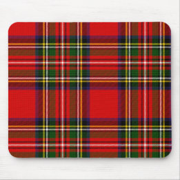Tapis De Souris Royal Stewart Clan Tartan Plaid