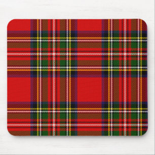 Tapis De Souris Royal Stewart Clan Tartan Plaid