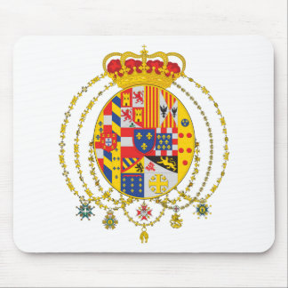Tapis De Souris Royaume du manteau de deux Sicilies des bras