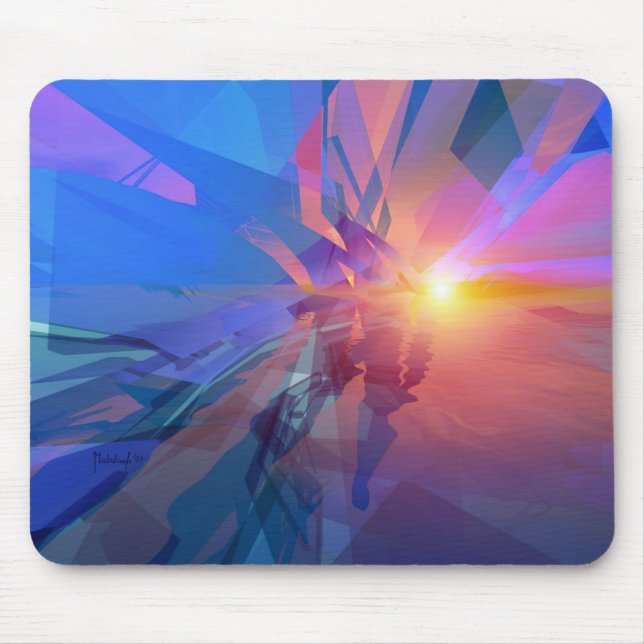 Tapis De Souris Royaume inexploré - mousepad abstrait (Devant)