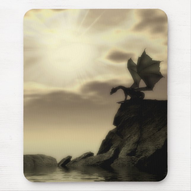 Tapis De Souris Royaume Mousepad de dragon (Devant)