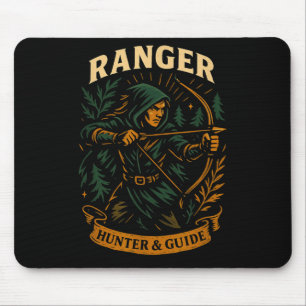 Tapis De Souris Rpg Gamer Ranger D20 Dice Nerdy Geek Hommes Femmes