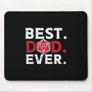 Tapis De Souris Rpg Meilleur Papa De Tous Les Temps Drôle Gamer Pa
