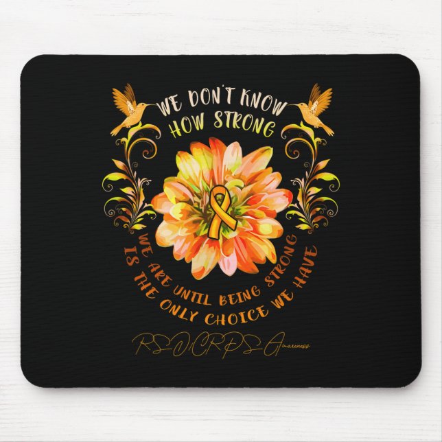 Tapis De Souris Rsrps Awareness Flower We Dont Know How Strong  (Devant)