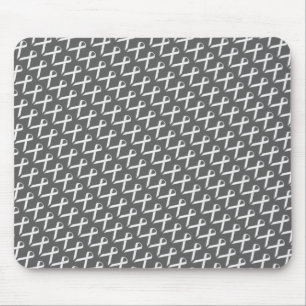 Tapis De Souris Ruban blanc standard par Kenneth Yoncich