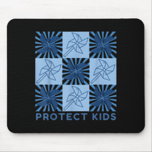 Tapis De Souris Ruban Bleu Enfant Sensibilisation au Tournesol Avr